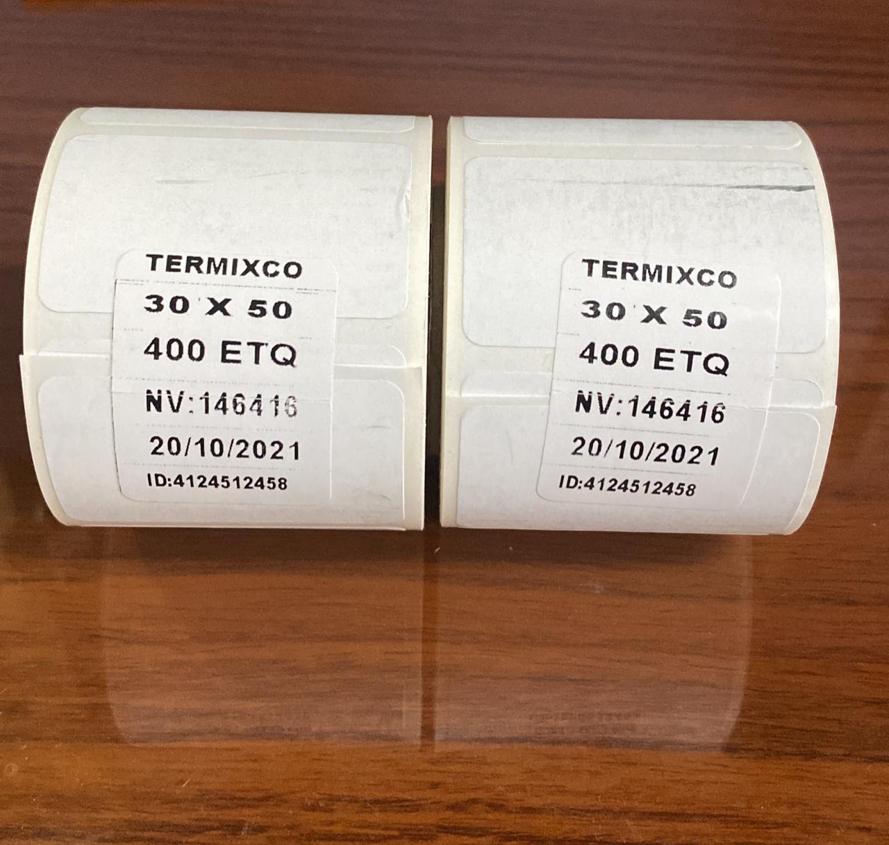 Etiqueta térmica autoadhesiva (30x50mm)
